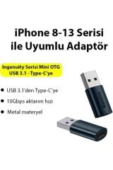 3.1 To Type-c Dönüştürücü Adaptör Mini Otg  Ingenuity Series Yeni Modern 987838 shpsellb