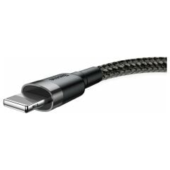 Cafule Serisi USB Lightning Kablosu 1m -Siyah