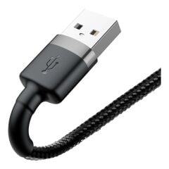 Cafule Serisi USB Lightning Kablosu 1m -Siyah