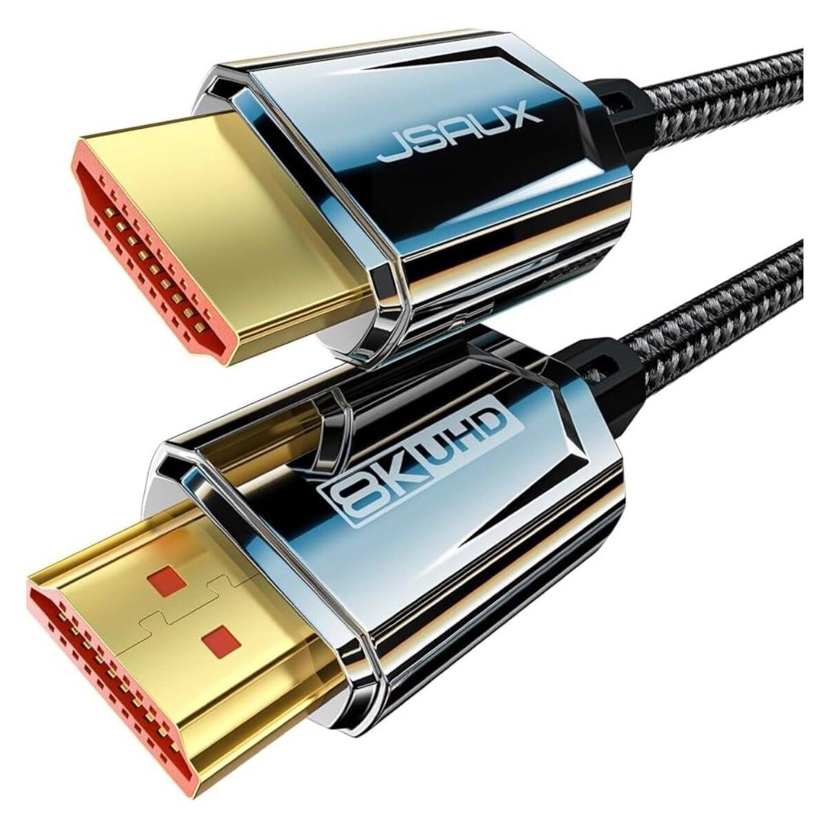 CV0046 5 Metre Çinko 8k HDMI Kablo 2.1 Kablo Ultra Yüksek Hızlı 48 Gbps, (8k @ 60Hz 4K @ 120Hz 144Hz) Earc HDR10 Hdcp 2.2 ve 2.3 3d, Ps5 / Ps4 / X-Box/uhdtv/blu-Ray ile Uyumlu