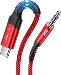 Jsaux USB C Mikrofon Adaptörü USB C - Çift 3.5mm Jack Aux Kulaklık Jakı Y Splitter Mic Ses Adaptörü, Samsung Galaxy S21/S20 ,huawei P40/P30 PRO/P20,ONEPLUS 7 Uyumlu CM0012