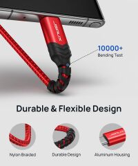 Jsaux USB C Mikrofon Adaptörü USB C - Çift 3.5mm Jack Aux Kulaklık Jakı Y Splitter Mic Ses Adaptörü, Samsung Galaxy S21/S20 ,huawei P40/P30 PRO/P20,ONEPLUS 7 Uyumlu CM0012