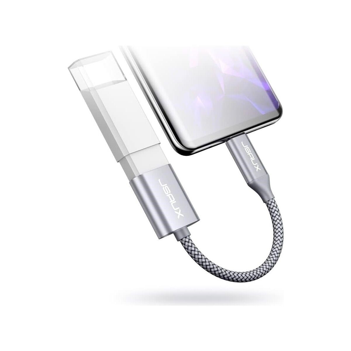 Jsaux Usb'den USB C'ye Adaptör CD0019 USB C'den USB 3.0'a Adaptör, Type-C Otg MacBook Pro/air, iPhone 15 Pro Max, Samsung Galaxy S24/S23/S22/S21 ve Diğer USB C Cihazlarıyla Uyumlu