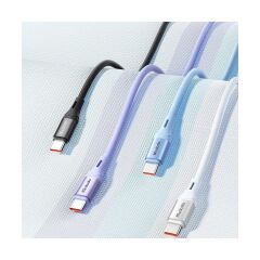 Mcdodo CA-2213 Typec Typec 65W 3A Hızlı Data Şarj Kablo 1.2m - Mor