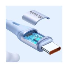 Mcdodo CA-2213 Typec Typec 65W 3A Hızlı Data Şarj Kablo 1.2m - Mor