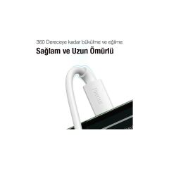 Baseus Süper Şarj 1 Metre USB To Iphone Şarj Kablo Iphone 11 12 13 14 Pro Max Şarj Kablosu