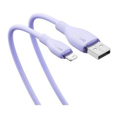 Baseus Pudding Serisi Usb To iPhone uyumlu Lightning USB iPhone Uyumlu 2.4 Amper Hızlı Şarj ve Data Aktarım Kablosu iPhone 14 , 13 ,12 11 ,x , 7 , 8 , 6 uyumlu MOR