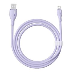 Baseus Pudding Serisi Usb To iPhone uyumlu Lightning USB iPhone Uyumlu 2.4 Amper Hızlı Şarj ve Data Aktarım Kablosu iPhone 14 , 13 ,12 11 ,x , 7 , 8 , 6 uyumlu MOR