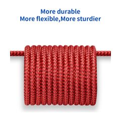 Jsaux Premium Serisi CC0011 3.1A 2 Metre Type-C Hızlı Şarj ve Data Aktarım Kablosu Örgülü Kablo Galaxy S20 S10 S9 S8 Plus Note 10 9 8,ps5 ve Type-C Girişli Cihazlar ile Uyumlu Şarj Cihazı Kablosu