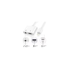 Adaman Iphone Tüm Seri Şarj Kulaklık Dönüştürücü 2in1 3.5mm Jack