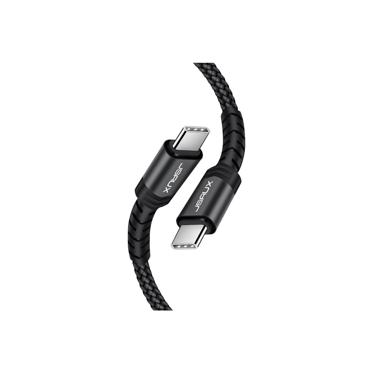 Jsaux Premium Serisi Type-C To Type-C 60W 480 Mbps iPhone 15 serisi , macbook , type-c girişli iPad ile uyumlu. usb-c girişli cihazlar ile uyumlu Şarj ve Data Aktarım Kablosu CC0018 1 Metre Hızlı Şarj