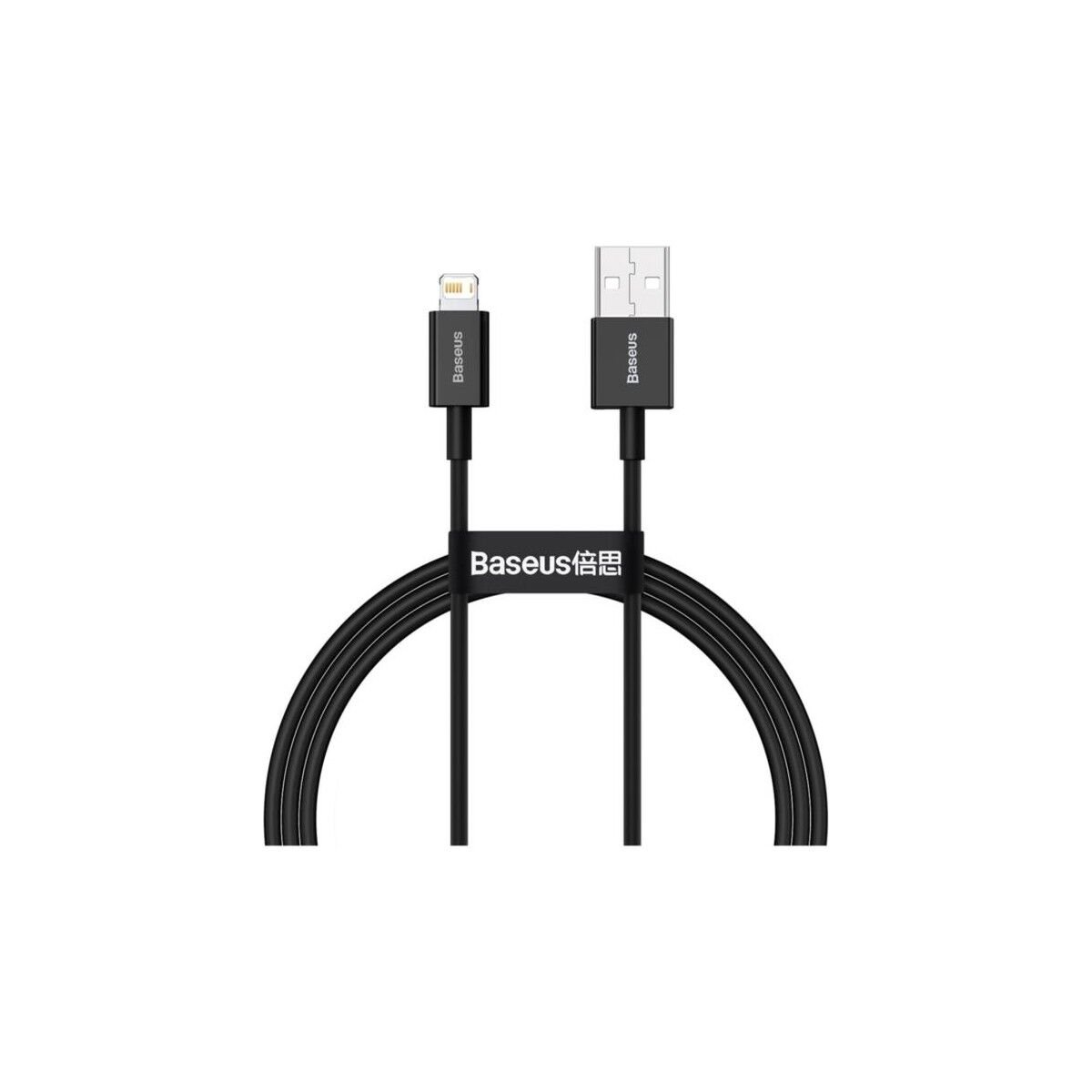 Baseus Superior 2.4A 100 cm Lightning Şarj Kablosu Siyah