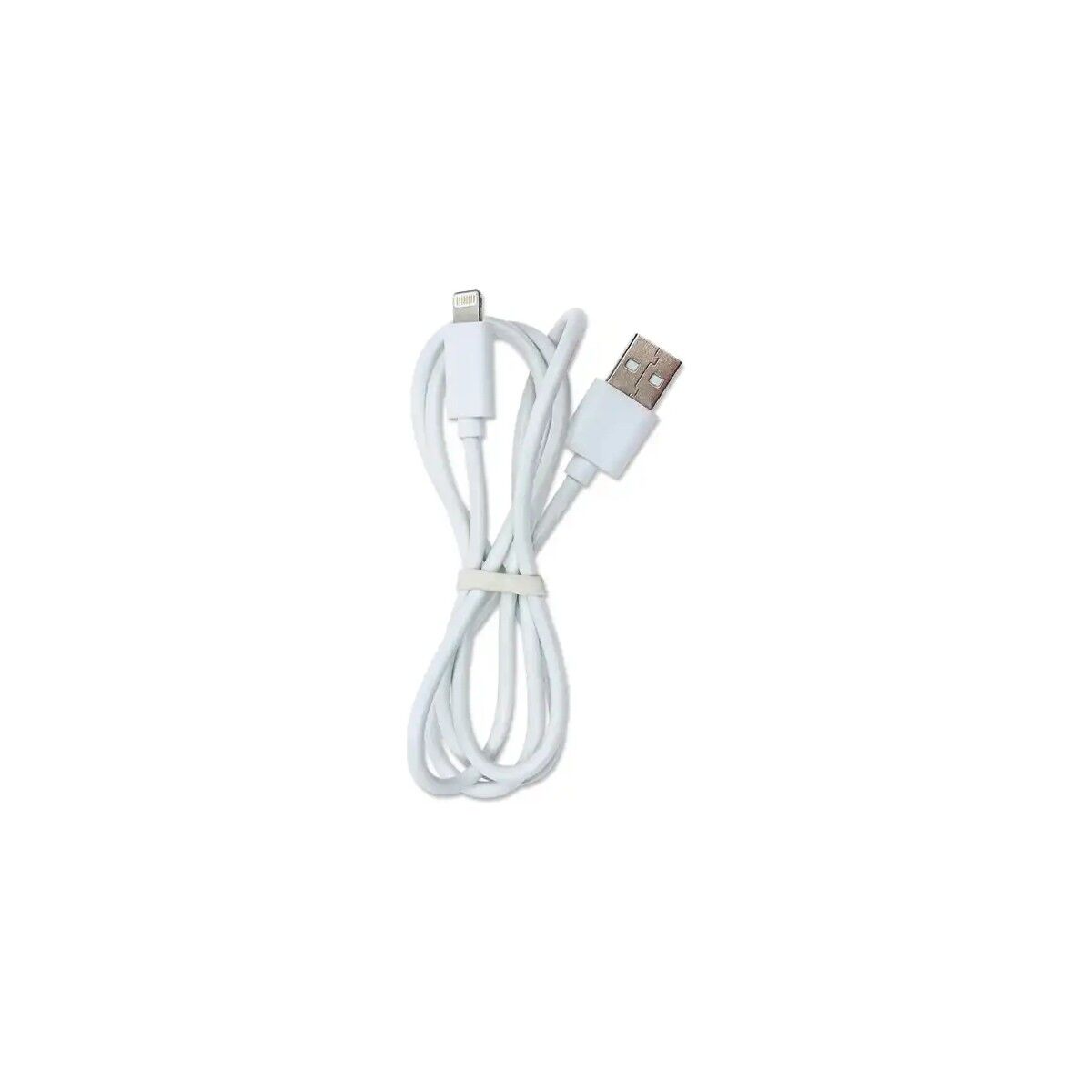 Adaman Premium 0,9 Metre iPhone Uyumlu Hızlı Şarj ve Data Kablosu 2.4 Amper Beyaz