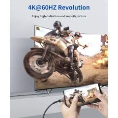 Jsaux USB C Type-C To HDMI Görüntü Aktarım Kablosu 4K@60Hz USB 3.1 Type-C HDMI 2.0 Kablosu