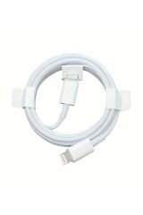 Type-c To Iphone Uyumlu Hızlı Şarj Kablosu Örgülü Kablo Iphone 14 13 12 11 X 7 8 Uyumlu Beyaz