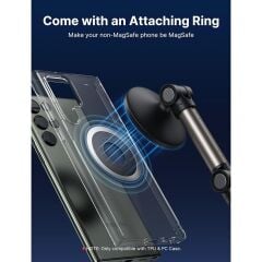 Jsaux Premium Uzayabilir Kollu Araba ve Kamyon Için Magsafe Uyumlu Bardak Içi Telefon Tutucu Üstün N52 Mıknatıslı Iphone, Samsung Galaxy, Google Pixel ile Uyumlu Cep Telefonu Tutucu SP0212