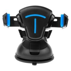 Adaman Premium Serisi A062 Vantuzlu 360 Derece Süper Güçlü Ergonomik Araç Içi Telefon Tutucu Holder - Siyah