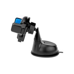 Adaman Premium Serisi A062 Vantuzlu 360 Derece Süper Güçlü Ergonomik Araç Içi Telefon Tutucu Holder - Siyah