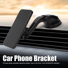 Adaman A088 Uzun Telefon Standı Sağlam Evrensel Ayarlanabilir Mıknatıslı Magnetic Sabit Kullanışlı Araç Içi Telefon Tutucu