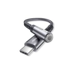 Jsaux Usb-C Type-C To 3,5 mm Kulaklık Jack Hifi Adaptörü USB C - Aux Ses Dönüştürücü Kulaklık Aparatı Kablosu Samsung Galaxy S23 S23+ S23 Ultra S22 S21 S20 Plus/ultra, iPad Pro, MacBook Uyumlu CM0011