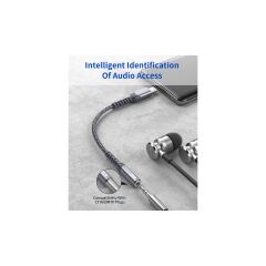 Jsaux Usb-C Type-C To 3,5 mm Kulaklık Jack Hifi Adaptörü USB C - Aux Ses Dönüştürücü Kulaklık Aparatı Kablosu Samsung Galaxy S23 S23+ S23 Ultra S22 S21 S20 Plus/ultra, iPad Pro, MacBook Uyumlu CM0011