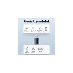 Baseus USB 3.1 To Type-C Dönüştürücü Adaptör Mini Otg Baseus Ingenuity Series ZJJQ000103