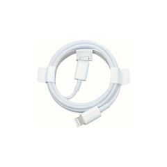 Adaman Type-C To iPhone Uyumlu Hızlı Şarj ve Data Kablosu Örgülü Kablo iPhone 14 13 12 11 x 7 8 Serileriyle Uyumlu Beyaz