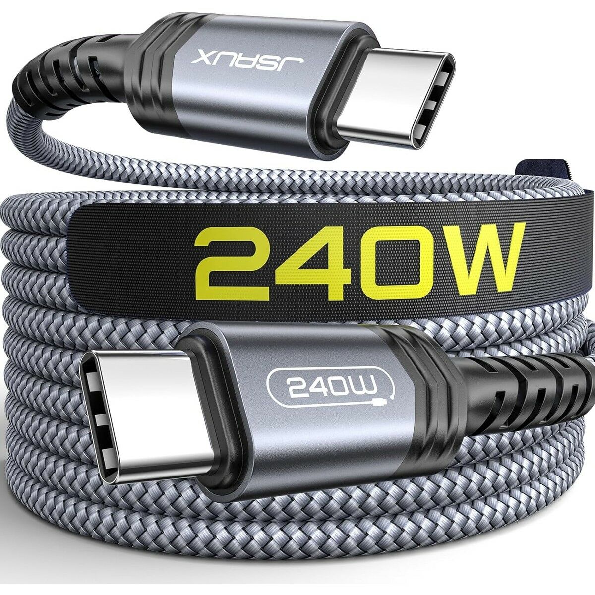 Jsaux 3 Metre 240W Usb-C - Usb-C Kablosu 100 Watt Uyumlu Type-C Hızlı Şarj CC0042G3