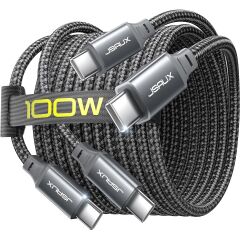 Jsaux 100W Süper Hızlı Usb C - Usb C Kablosu Type-C Hızlı Şarj Kablosu CC005013G