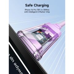 Jsaux 100W Type-C To Type-C Kablo 2 Metre Uyumlu 100 Watt 5 Amper Süper Hızlı Şarj Kablosu