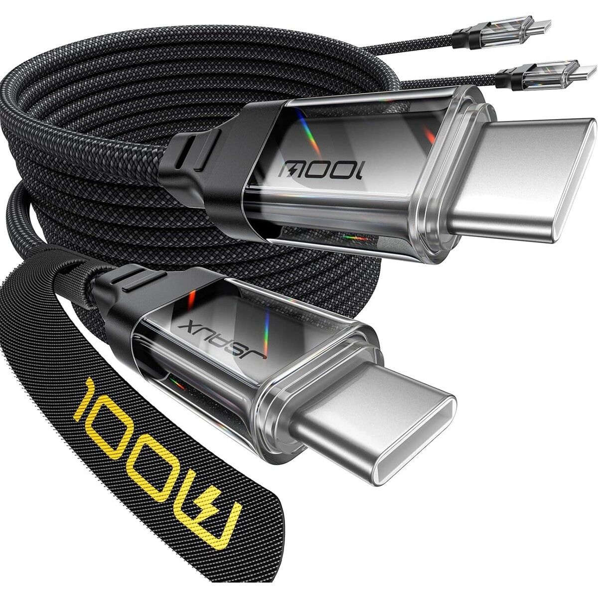 Jsaux 100W Type-C To Type-C Kablo 2 Metre Uyumlu 100 Watt 5 Amper Süper Hızlı Şarj Kablosu