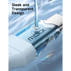 Jsaux 100W Type-C To Type-C Kablo 2 Metre Uyumlu 100 Watt 5 Amper Süper Hızlı Şarj Kablosu CC0057MAVI2