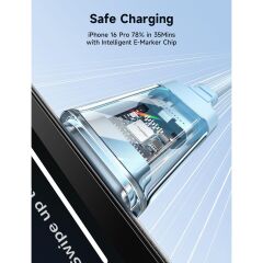 Jsaux 100W Type-C To Type-C Kablo 2 Metre Uyumlu 100 Watt 5 Amper Süper Hızlı Şarj Kablosu CC0057MAVI2