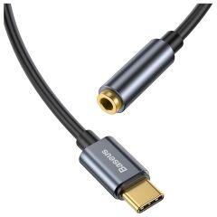 Baseus L54 USB C Aux Kulaklık Adaptörü USB C 3.5 Jack Ses Kablosu