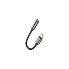 Baseus CATL54-OG L54 Type-C Aux kulaklık Adaptörü 3.5 Jack Ses Kablosu Gri