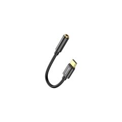 Baseus CATL54-01 L54 Type-C Aux kulaklık Adaptörü 3.5 Jack Ses Kablosu Siyah