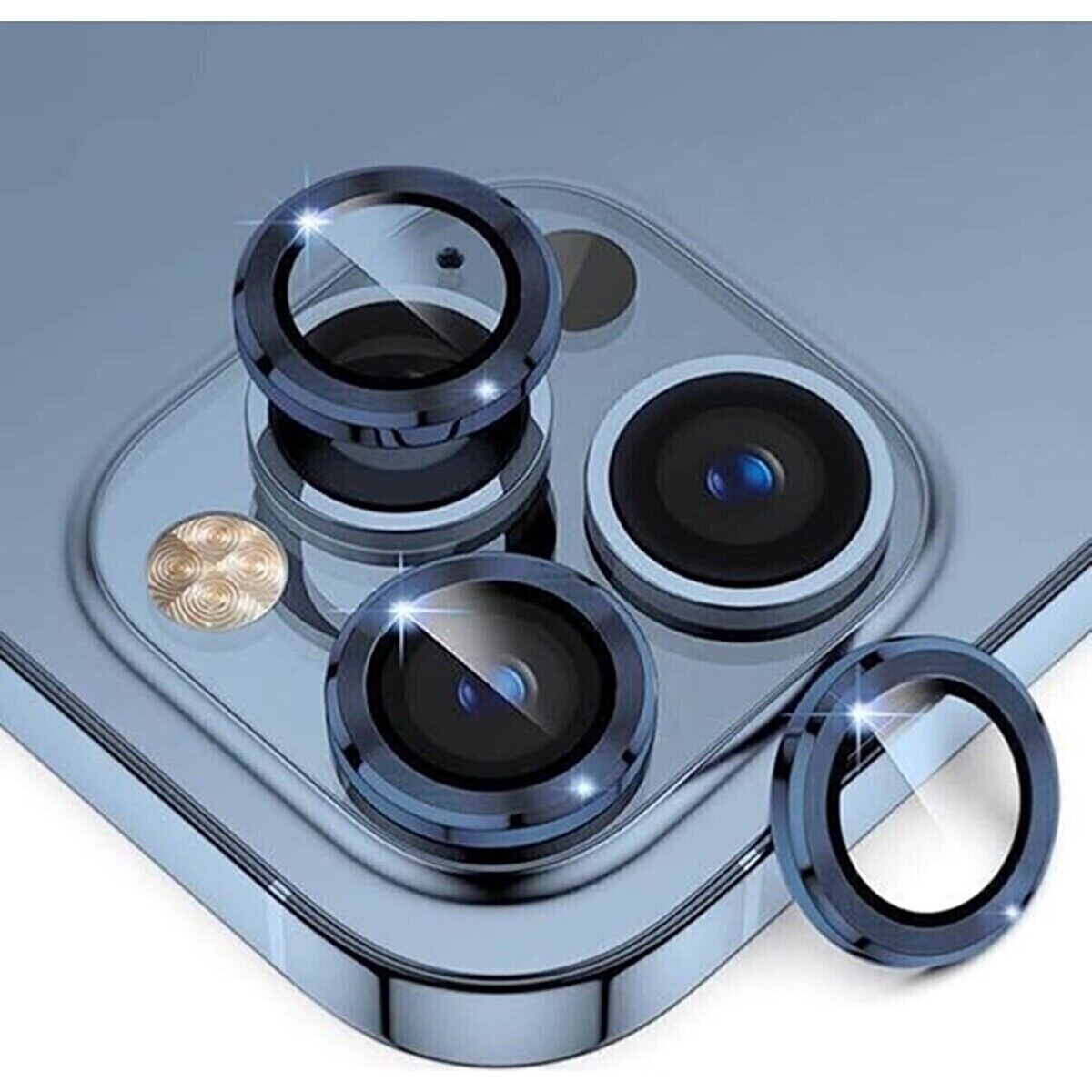 Adaman iPhone Uyumlu 11 Pro Max  Uyumlu Kamera Mercek Lens Koruyucu lacivert