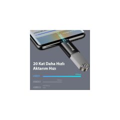 Baseus Type-C To USB 3.1  Dönüştürücü Adaptör Mini Otg Ingenuity Series ZJJQ000001