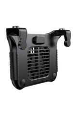 Fanlı Soğutmalı Oyuncu Telefon Tutucu Pubg Tetik Aparatı Siyah Sucjlf-01