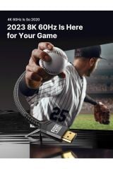 8k UHD Uzun HDMI Kablosu 48GBPS Yüksek Hızlı 2.1 Örgülü Oyuncu Kablo 8k 60hz 3 METRE