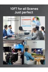 8k UHD Uzun HDMI Kablosu 48GBPS Yüksek Hızlı 2.1 Örgülü Oyuncu Kablo 8k 60hz 3 METRE