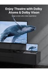 8k UHD Uzun HDMI Kablosu 48GBPS Yüksek Hızlı 2.1 Örgülü Oyuncu Kablo 8k 60hz 3 METRE