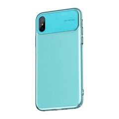Baseus  Comfortable Series Apple iPhone Xs Kılıf WIAPIPH58-SS Açık Mavi