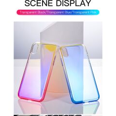 Baseus Apple iPhone XR 61 Glow Case Şeffaf Silikon Kılıf HBV00000HSO7Y