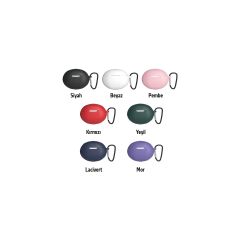 Ally Huawei Freebuds 4i Askılı Bluetooth Kulaklık Için Koruyucu Silikon Kılıf