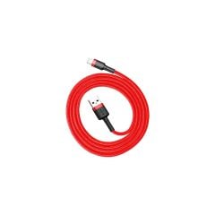 Baseus Cafule Serisi Lightning Kablosu 1 m Gri-Kırmızı