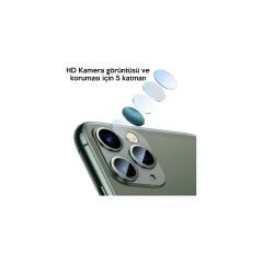 Baseus Sgapıph58S-Jt02 Apple iPhone11 Pro 11 Pro Max Tempered Kamera Lens Koruma Camı 2 Adet