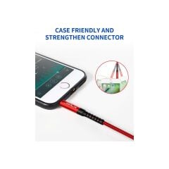 Profesyonel Hifi Stereo Ses Kablo 3,5 mm To 3.5mm Trs Uzatma Aux Kablosu 1 ADET CM0004 Uzun 3 Metre Kırmızı