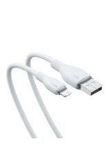 Pudding Hızlı Şarj Özellikli Usb To Lightning 2.4 A. Kablo 1.2m Beyaz