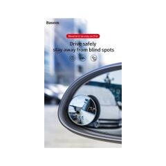 Full-Vision 2 Adet Mini Geri Görüş Aynası,Kör Nokta Aynası